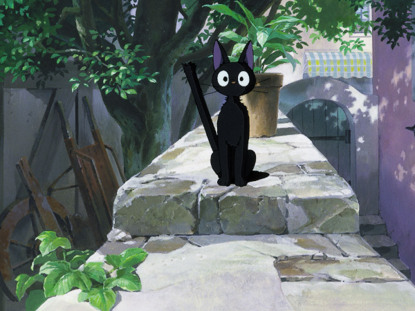 《鈴芽之旅》致敬《魔女宅急便》橋段3：出現的黑貓角色