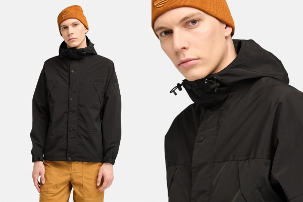 Timberland 男款黑色Winnick防水外套|A68XF001