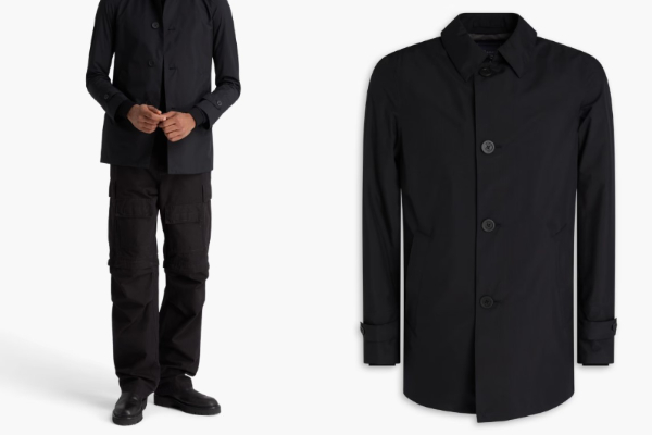 Herno-Laminar Shell Raincoat