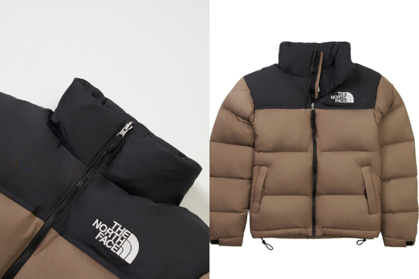 經典1996男款棕色DWR防潑水羽絨外套